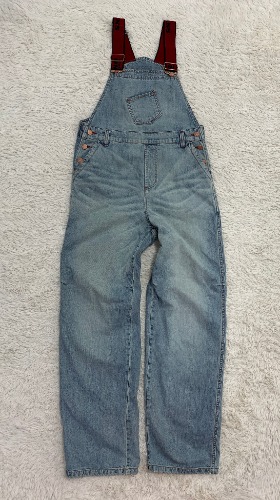 [L]ONG Jeans 오버롤 멜빵바지