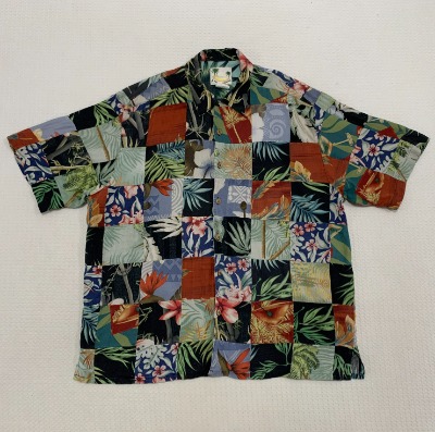 [XXL]하와이안 패치 셔츠