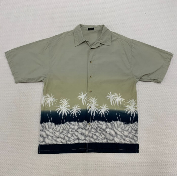 [XL]페이딩 하와이안 셔츠