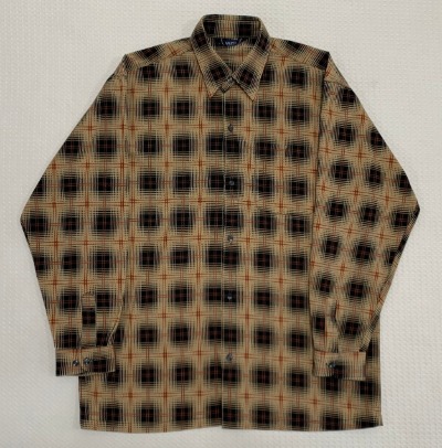 [XL]단폴 아메카지 패턴 셔츠