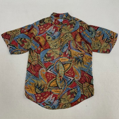 [XL]블루스키스 하와이안 셔츠