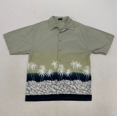 [XL]페이딩 하와이안 셔츠